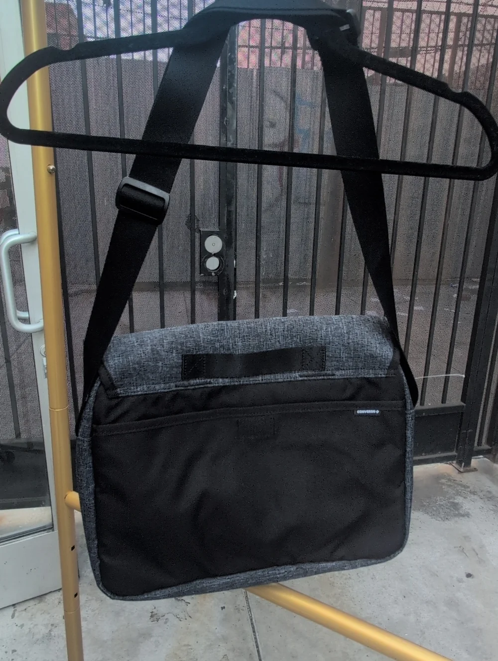 Converse All Star Gray Messenger Bag NWOT